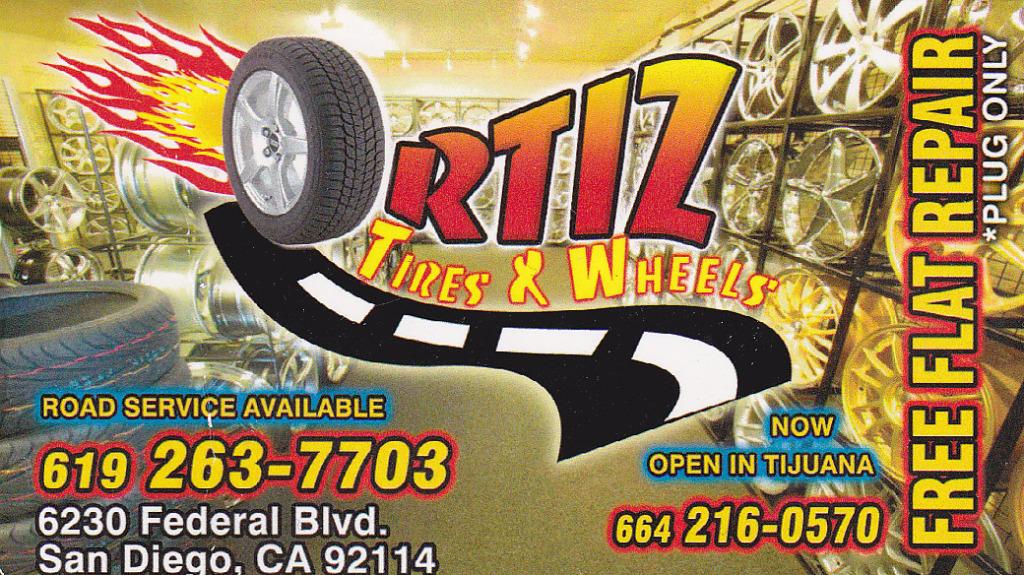 Ortiz Tires & Wheels San Diego CA 92114 6192637703 Tires